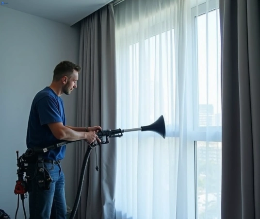 Professional drapes cleaning process tools Matty Curtain Cleaning moorina