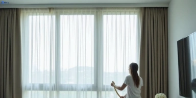 Delicate sheer drape cleaning moorina Matty Curtain Cleaning